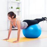 Rebel ACTIVE gimnastička lopta 75 cm, sa ručnom pumpom, plava boja, model RBA-3102-BL | Eponuda.com