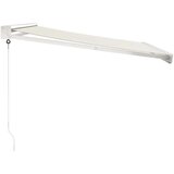 vidaXL Zložljiva tenda krem 3,5x2,5 m blago in aluminij | Shoptok.si