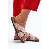 EVENTO Women's Slippers on Cork Platform Beige Tesolen | ePonuda.com