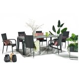 Le Bonom Sivi set vrtnog namještaja sa 6 stolica Paris Strong | shoptok.hr