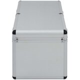 vidaXL Kovčki za shranjevanje 2 kosa srebrn aluminij | Shoptok.si