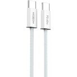 Moxom usb data kabl MX-CB238 60W type-c na type-c/ bela Cene