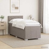  Boxspring krevet s madracem Sivosmeđa 100 x 200 cm Tkanina | shoptok.hr