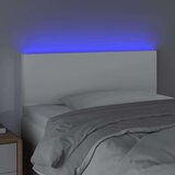  Posteljno vzglavje belo 80x5x78/88 cm umetno usnje, (20792940) | Shoptok.si