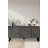Hanah home komoda Batum 150, 150 cm, antracit / zlatna | Eponuda.com