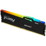 Kingston DDR5 8GB 6000MT/s [fury beast rgb], non-ecc udimm, CL30 1.4V, 288-Pin 1Rx16, black, w/rgb heatsink, xmp & expo Cene