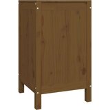 vidaXL Zaboj za perilo medeno rjav 44x44x76 cm trdna borovina | Shoptok.si