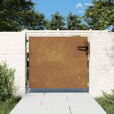 vidaXL Vrtna vrata 85x100 cm corten jeklo | Shoptok.si