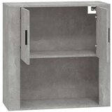  Zidni ormarić siva boja betona 80x33x80 cm konstruirano drvo | shoptok.hr