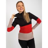RELEVANCE Blouse-RV-BZ-8465-1.02P-black-beige | Shoptok.si