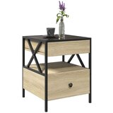  Stolić s beskonačnim LED svjetlima boja hrasta 40 x 40 x 51 cm | shoptok.hr