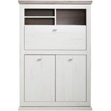 Hom`in pisalnik leseni material siva, bela | Shoptok.si