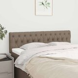 vidaXL Posteljno vzglavje 2 kosa taupe 72x7x78/88 cm blago | Shoptok.si