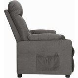  Naslanjač iz temno sivega blaga, (20701951) | Shoptok.si