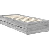  Okvir za krevet Sivi Sonoma 75 x 190 cm Inženjersko Drvo - Sivi Sonoma 75 x 190 cm | shoptok.hr