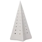 Okrasno drevesce z led lučko Christmas Superwhite h21cm / topla bela svetloba / porcelan, (20454148)
