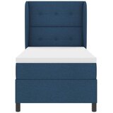  Krevet s opruga kutije s uzglavljem Plava 90 x 200 cm tkanina | shoptok.hr