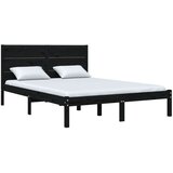  Za krevet od masivne borovine crni 140 x 200 cm | shoptok.hr