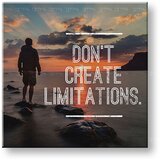  Motivaciona slika na platnu Don't create limitations (moderne) | shoptok.hr