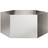 Maison Chic Vrtno korito - Greda - Cvetlični Lonec šestkotnik 104x90x45 cm nerjavno jeklo, (21789786) | Shoptok.si