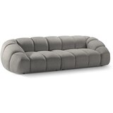 Micadoni Home Svetlo siva žametna sedežna garnitura 294 cm Diana – | Shoptok.si