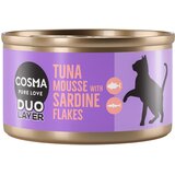  Varčno pakiranje: Cosma DUO Layer 24 x 70 g - Mousse iz tune s koščki sardin | shoptok.hr