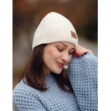 Vuch Ženska zimska kapa Finley Off White s uzorkom točkica | shoptok.hr