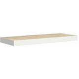  Plutajuće zidne police 2 kom hrast i bijele 60x23,5x3,8 cm MDF | shoptok.hr