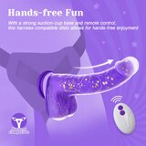 Tracy's Dog jelivoy - realistični vibrator - 22cm (ljubičasta) | shoptok.hr