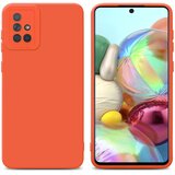 Cadorabo Ohišje, združljiv s Samsungom v tekočini Orange - Zaščitni pokrov iz fleksibilnega silikona TPU, (20603165) | Shoptok.si