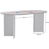 Hanah home Blagovaonski stol u dekoru oraha 89,5x180 cm Sablin – | shoptok.hr