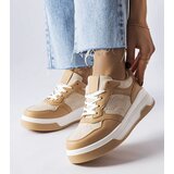 Gemre Beige sneakers decorated with Paré embossing | shoptok.hr