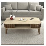 Hanah home eylul - travertine travertine coffee table Hanah home eylul - travertine travertine coffee table Slike