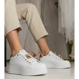 D/CEO marka niezdefiniowana White-gold women's sneakers decorated with stones Sarena | Shoptok.si