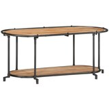 Maison Chic TV omarica - TV stojalo - Televizijska omarica 100x42x40 cm trden akacijev les, (21702256) | Shoptok.si