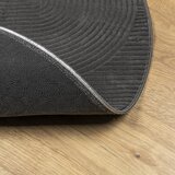  Tepih IZA kratka vlakna skandinavski izgled antracit Ø 80 cm | shoptok.hr
