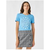 Koton Printed Crew Neck Short Sleeve T-Shirt | Shoptok.si