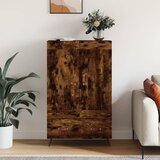  Visoka komoda boja hrasta 69,5 x 31 x 115 cm konstruirano drvo | shoptok.hr