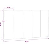  Jastuk za uzglavlje Hanko crni 80 cm baršunasti | shoptok.hr