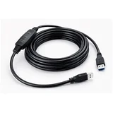 usb aktivni ekstenzioni kabel (25m, usb 3.0, aktivni, crni)