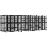 vidaXL Vanjski kavez za pse čelični 11,06 m² | shoptok.hr