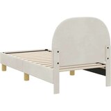  Posteljica za malčke z vzglavjem krema 70 x 140 cm Žamet, (5000104872) | Shoptok.si