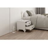Hanah home noćni ormarić mat bela bpoja rb 058 | ePonuda.com