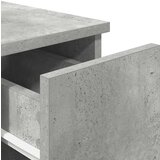 vidaXL Nočna omarica z predalom betonsko siva 20x36x60 cm | Shoptok.si