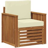  Zunanji kavč Masivno akacijevo les in poliester Naravna, (5000272197) | Shoptok.si