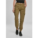 Urban Classics Women's high-waisted cargo trousers summer olive | ePonuda.com