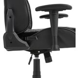 XORA GAMING STOL tekstil črna | Shoptok.si