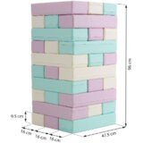 IGLU set TUMBLING TOWER - pastelni | shoptok.hr