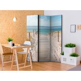 Artgeist PARAVAN 135/172/3 cm krem barve, svetlo modra | Shoptok.si
