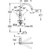 Grohe 31368000 BauLoop kuhinjska armatura | Shoptok.si